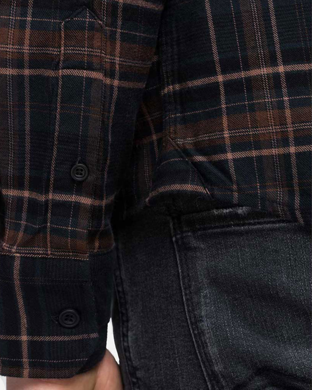 Replay-Cotton-Shirt-With-Pockets-Πουκάμισο-Ανδρικό-Καρώ-4